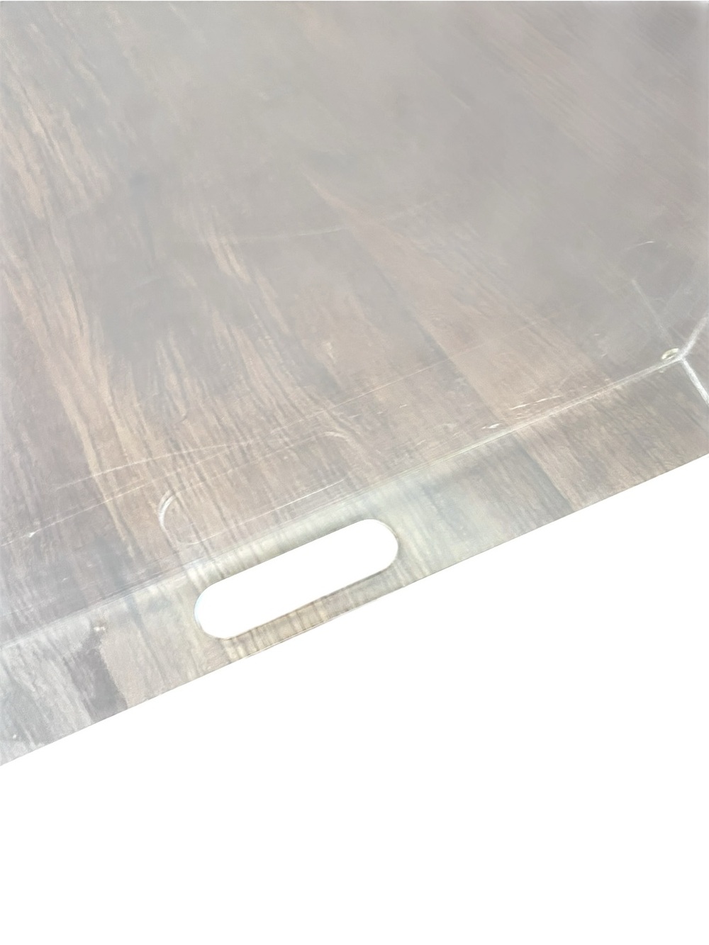 Clear Acrylic Serving Tray with Built-In Handles - $15 - Picture 9 of 10